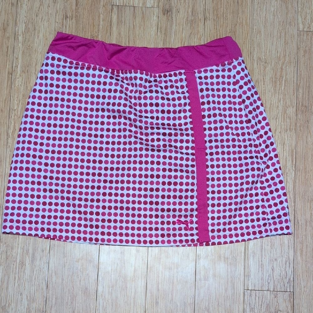 Puma Pink Polka Dot Skort Size M